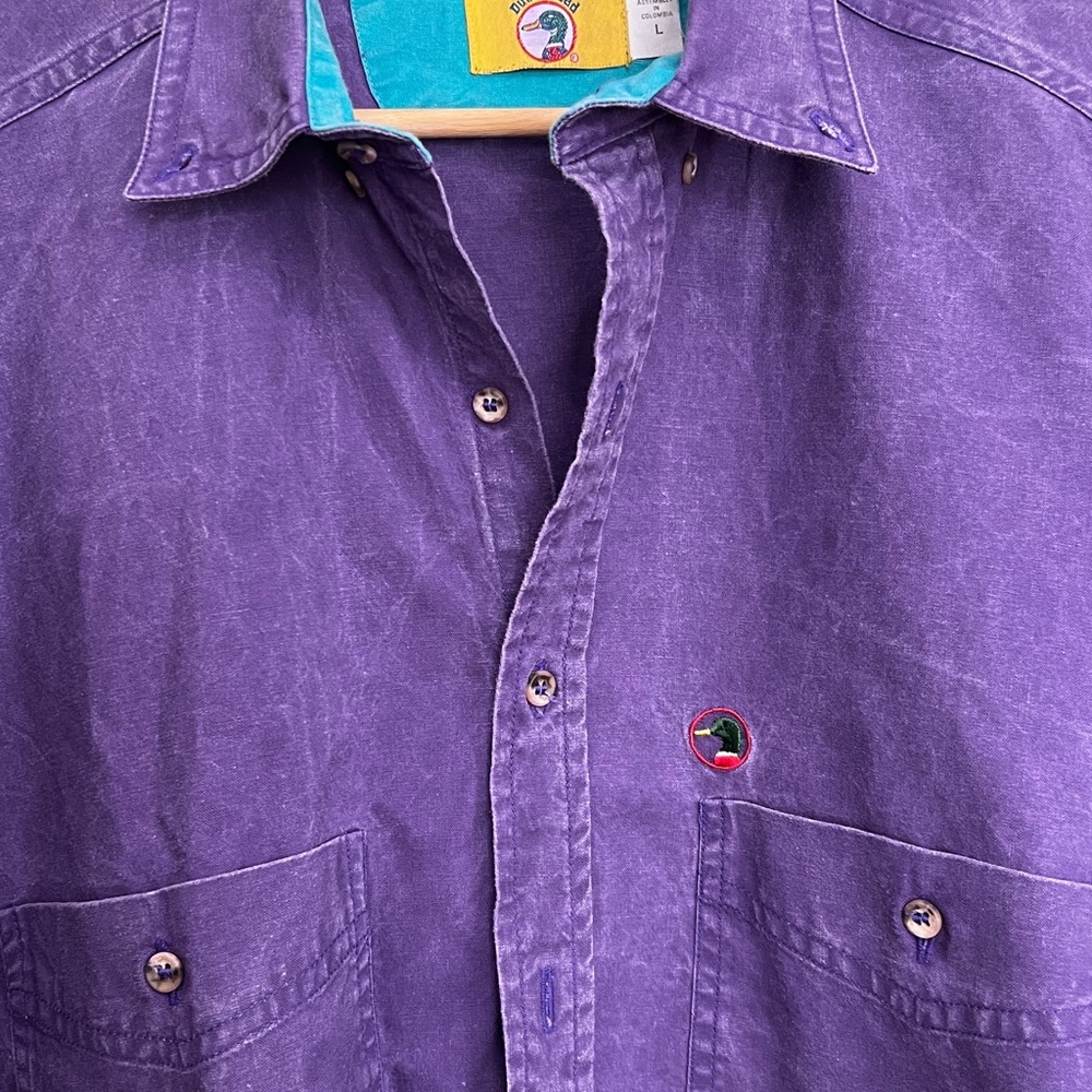 Vintage size Large Duck Head button down